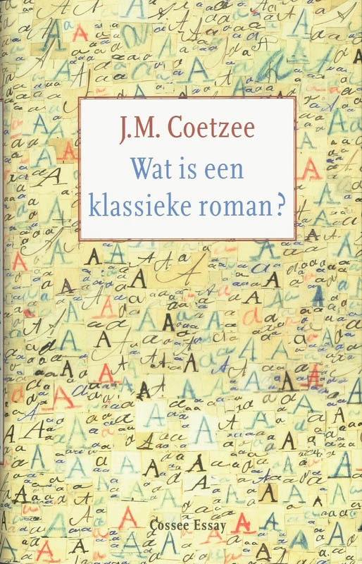 Omslag van boek: Wat is een klassieke roman?