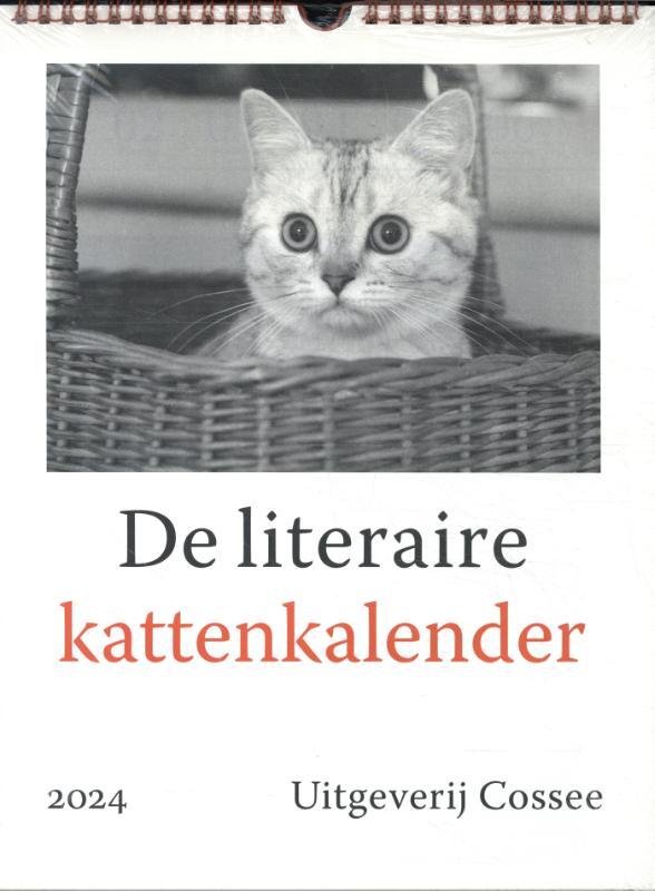 Omslag van boek: De literaire kattenkalender 2024