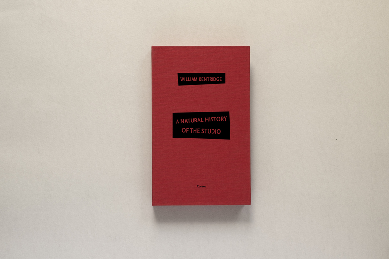 Omslag van boek: A Natural History of the Studio + original drawing